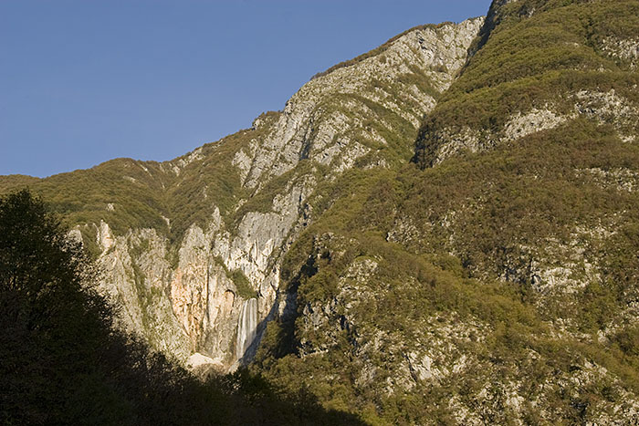 Wasserfall bei Log Pod Mangart