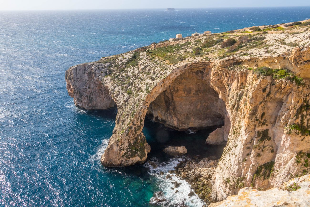 Die "Blaue Grotte" 