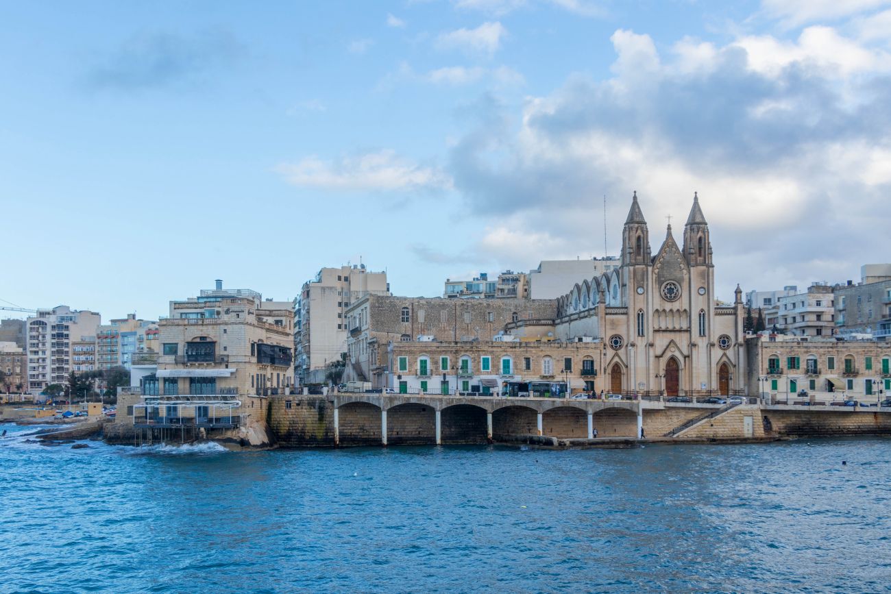 Im Stadtteil Sliema 