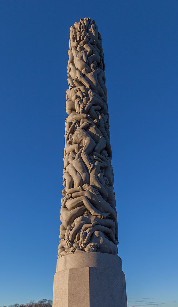 Im Skulpturenpark Vigelandsanlegget