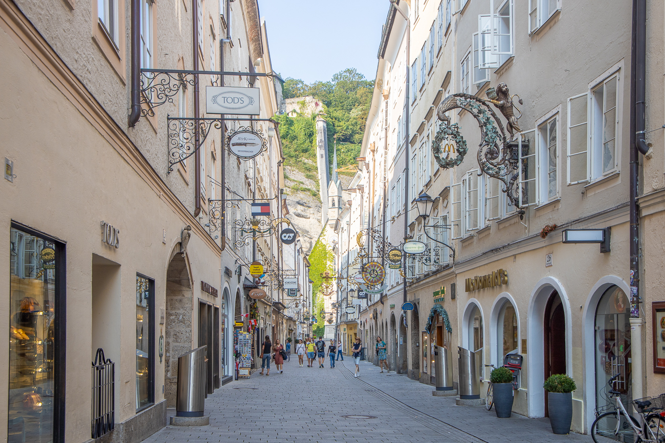 Bummel durch die Einkaufsstraßen