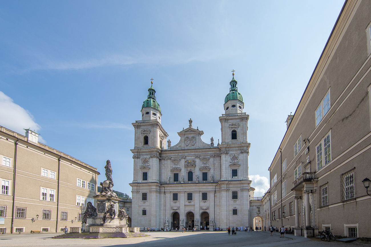 Der Salzburger Dom, im Barockstil erbaut