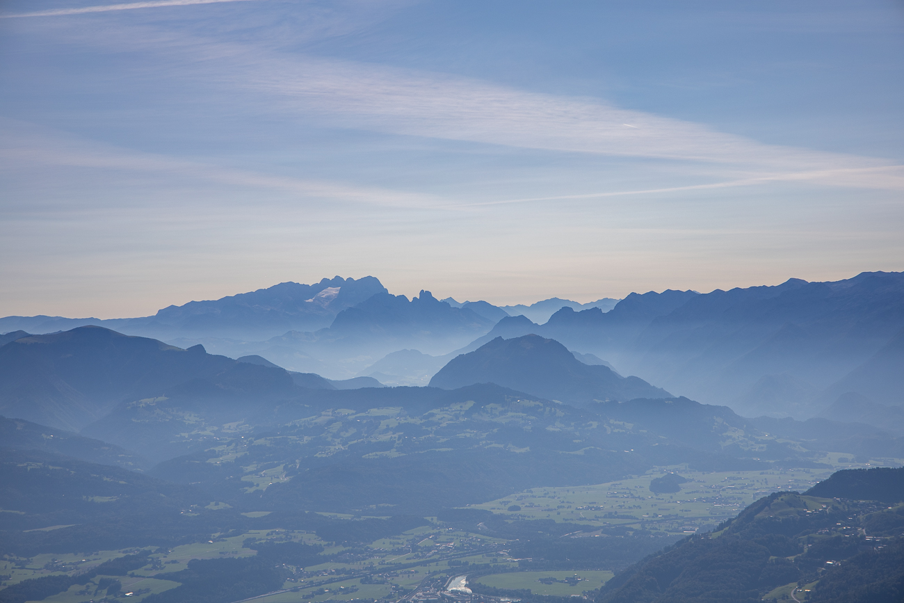 Blick auf die umgebenden Berge