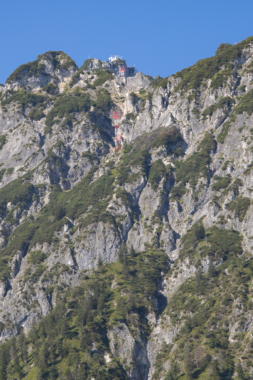 Rückfahrt mit der Seilbahn