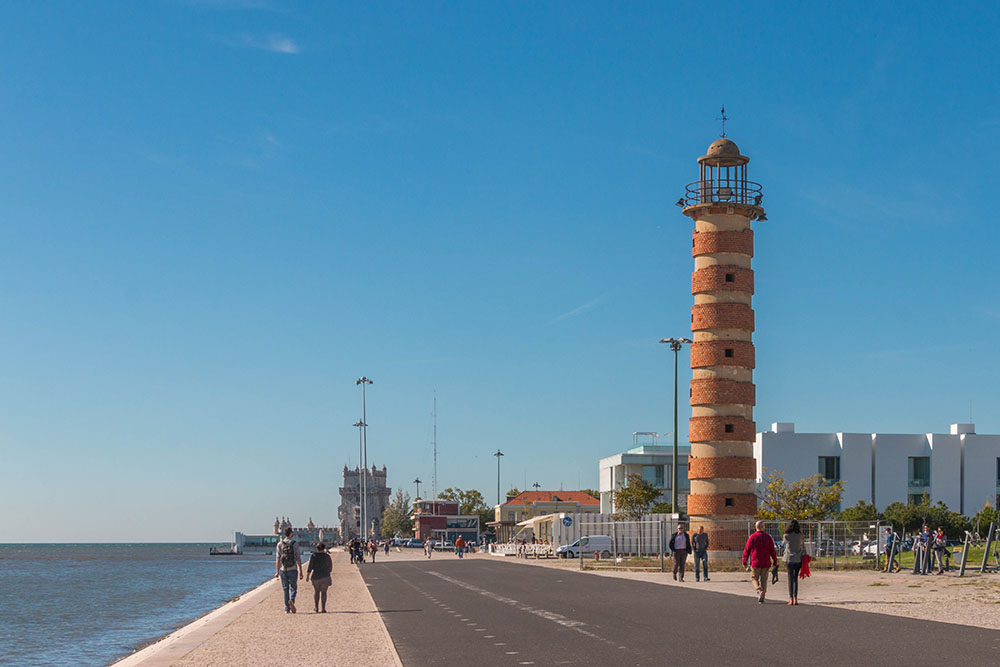 Leuchtturm kurz vor dem Torre de Belém 