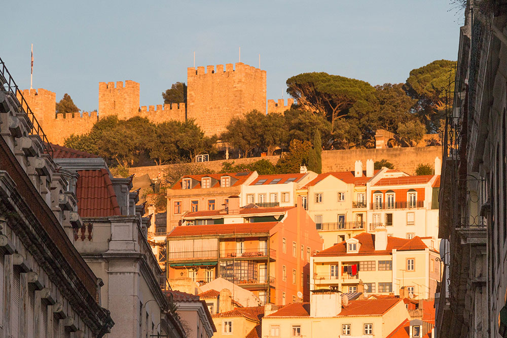 Blick auf das Castelo de São Jorge 