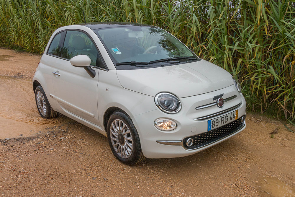 Unser Mietwagen, ein Fiat 500