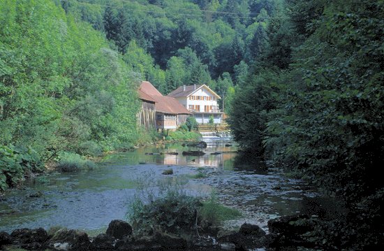 Romantisches Häuschen am Doubs