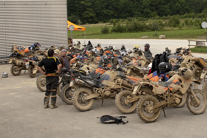 Zurück beim Treffen in Bure