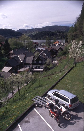 Blick vom Zimmer aus