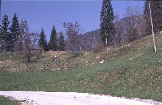 Einsame Sträßchen durch grüne Landschaften prägen das Bild