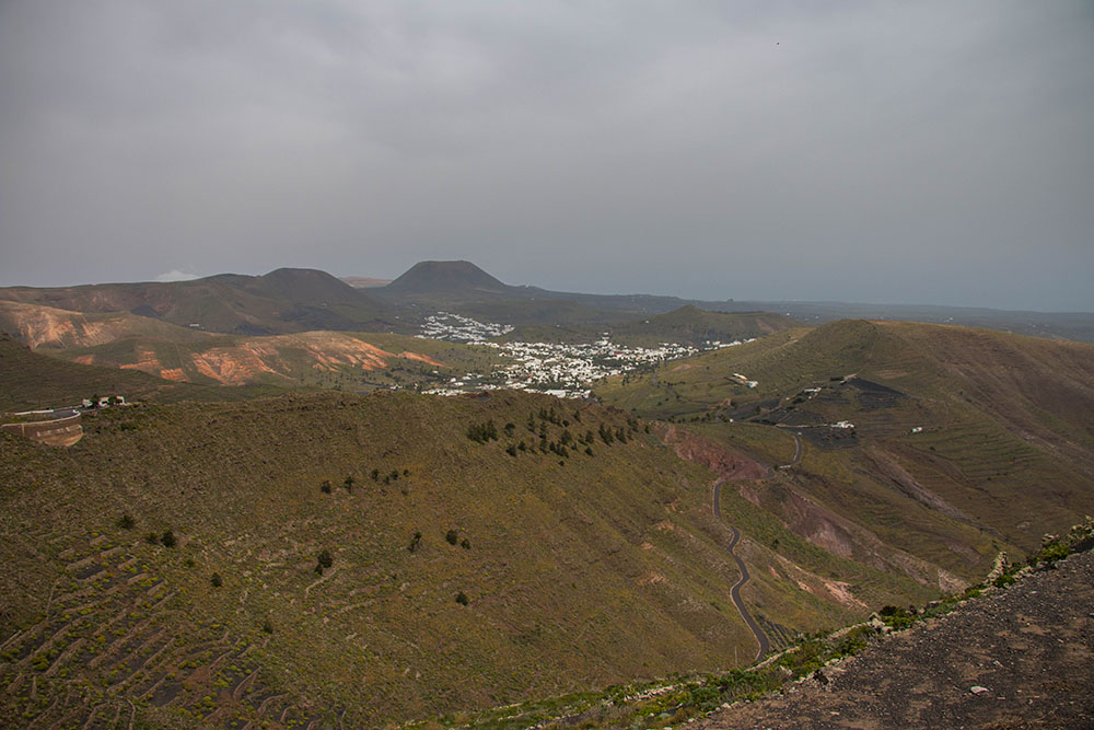 Auf dem Weg zum Mirador del Río