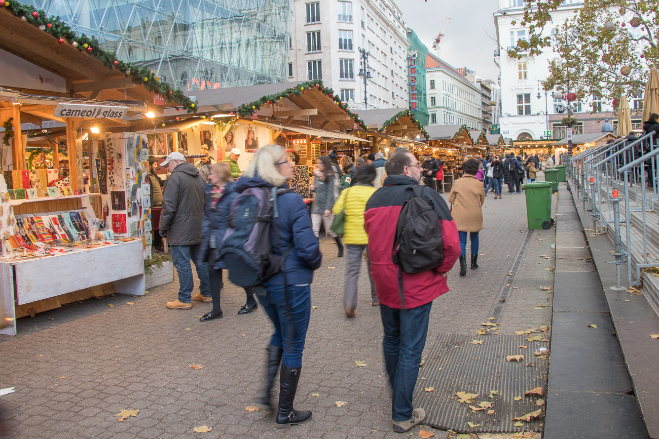 Auf dem Weihnachtsmarkt