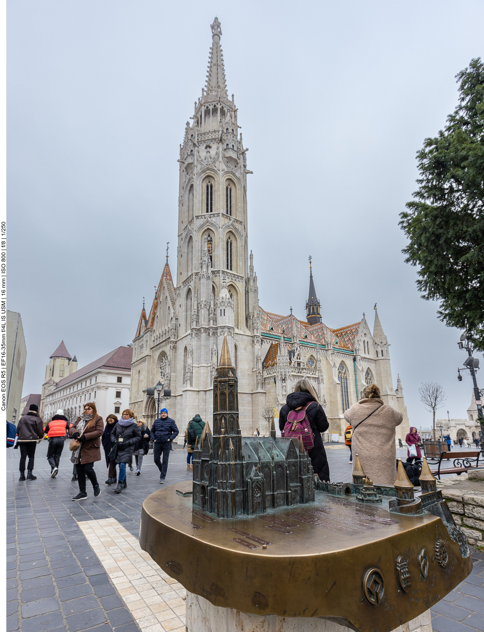 Matthiaskirche im Modell