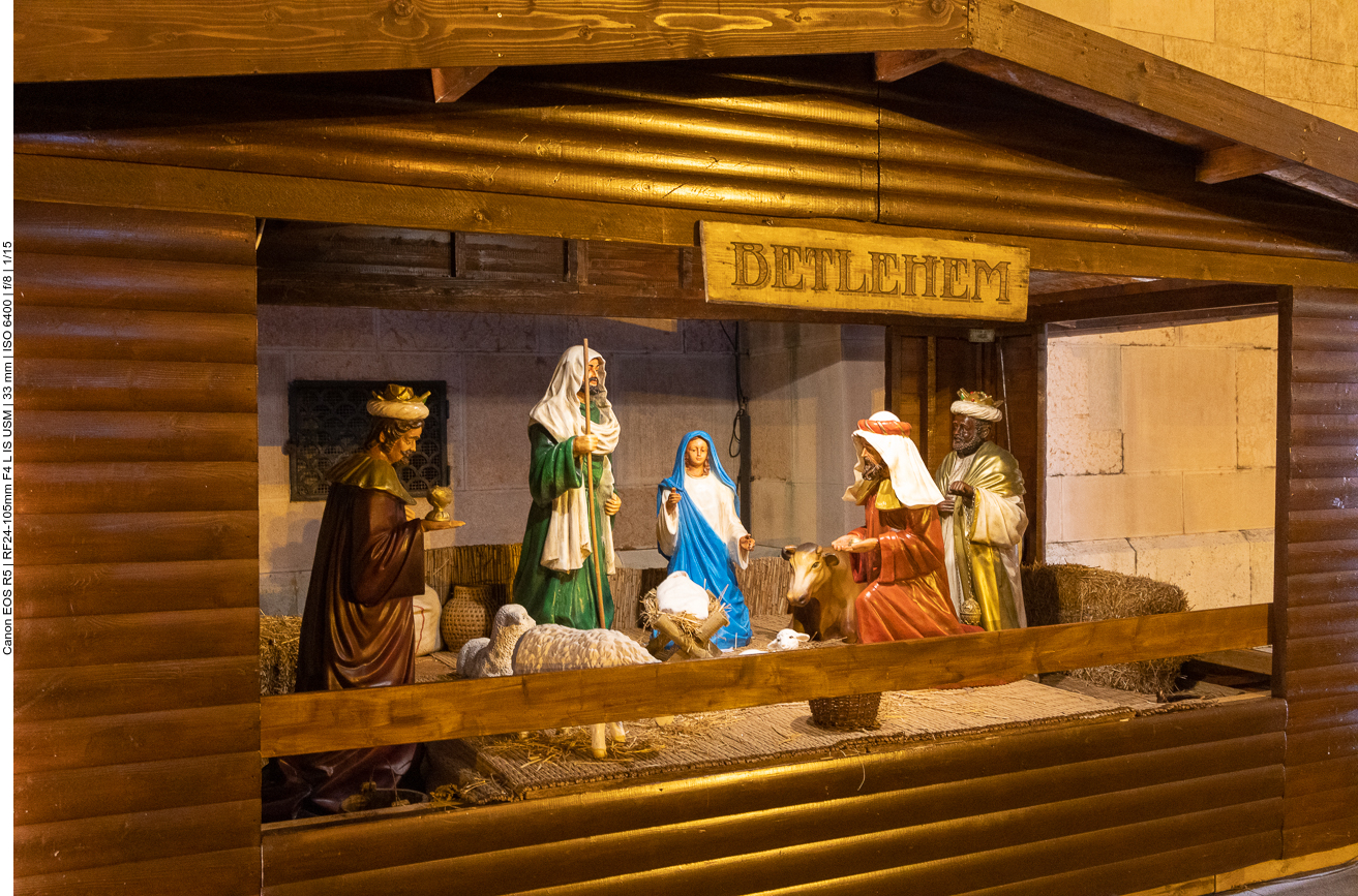 Krippe an der Basilika