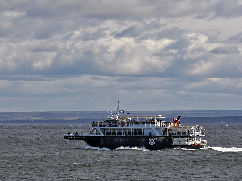 Ein weiteres Boot zur Walbeobachtung