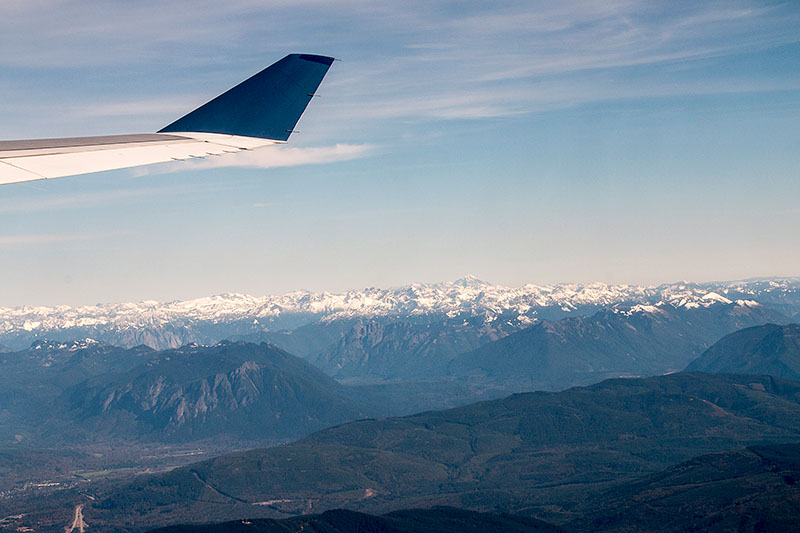 Olympic Mountains, westlich von Seattle