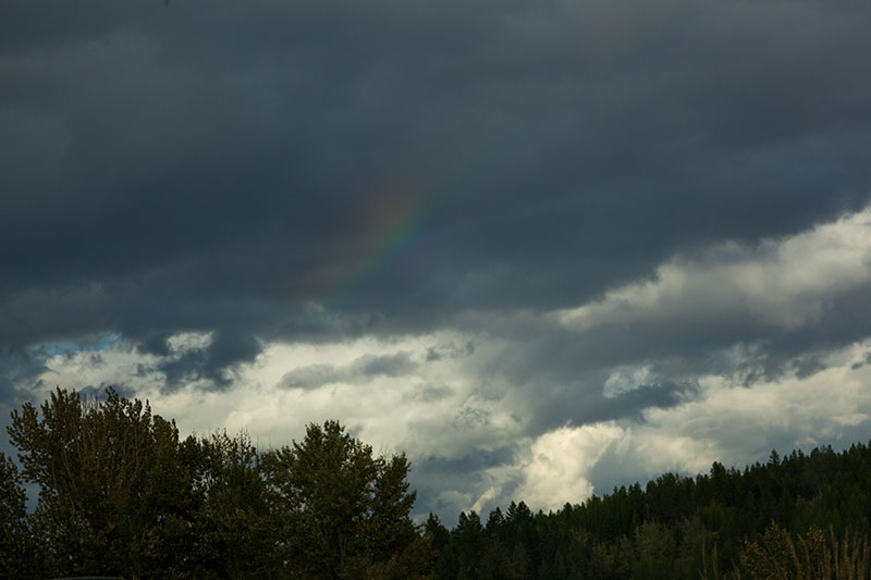 ... und erzeugt einen kleinen Regenbogen