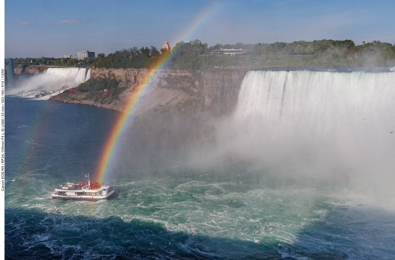 Regenbogen trifft Boot ...