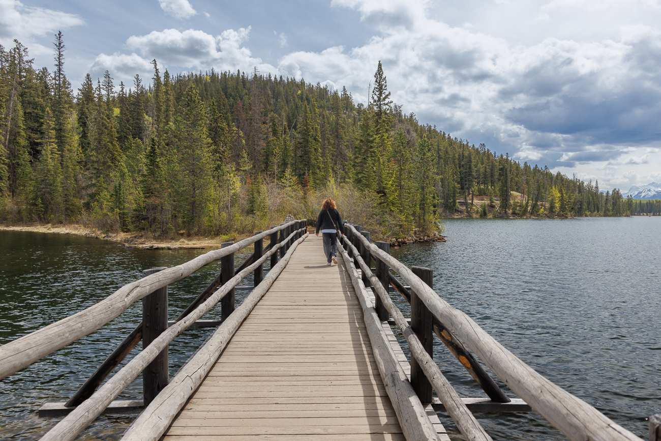 Brücke zur Insel im Pyramid Lake