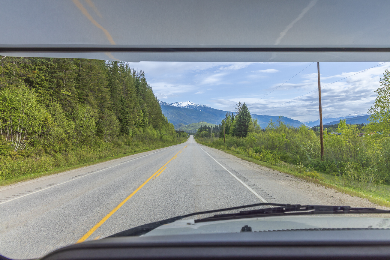 Auf der Rückfahrt nach Jasper