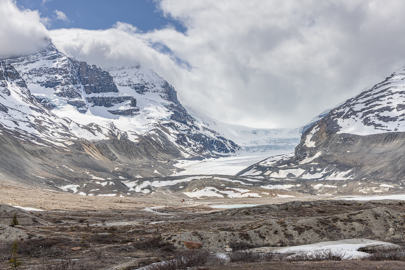 Der Athabasca-Gletscher ist eine der sechs Hauptzungen des Columbia-Eisfelds in den kanadischen Rocky Mountains. Er fließt vom Eisfeld Richtung Nordost zum Icefields Parkway. Er wird auf der einen Seite vom 3550 m hohen Snow Dome und auf der anderen vom 3450 m hohen Mount Andromeda flankiert. Das Schmelzwasser fließt über den Sunwapta Lake in den Sunwapta River ab.