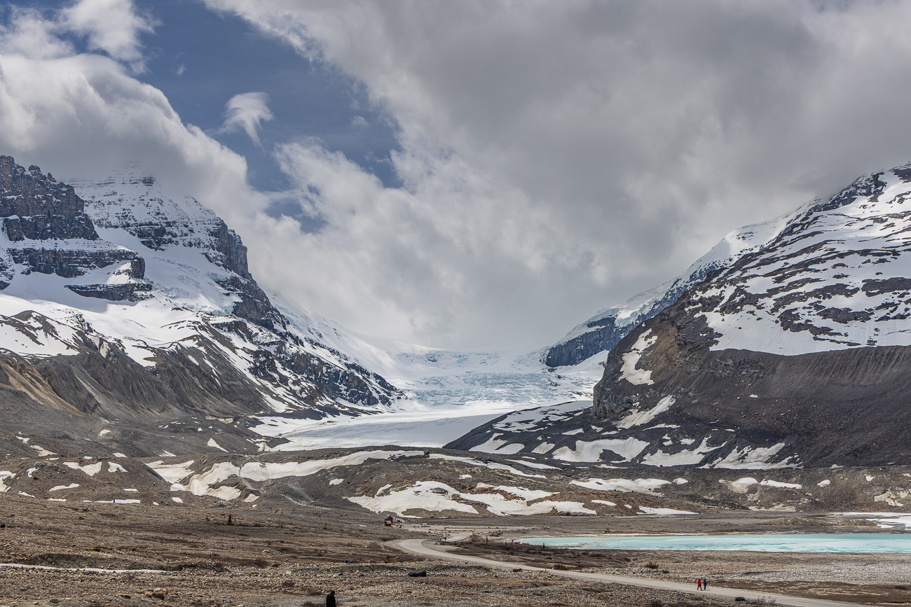 Athabasca Gletscher mit Gletschersee