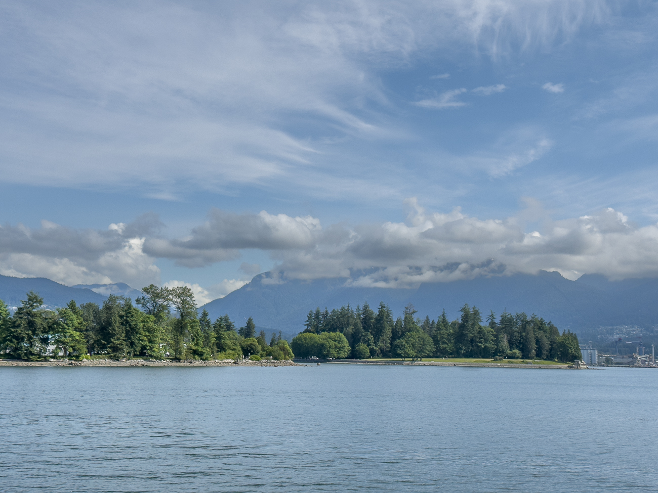 Blick auf die Halbinsel des Stanley Parks