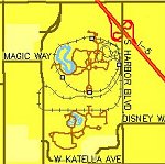 Stonemaps Landkarte für Disneyland