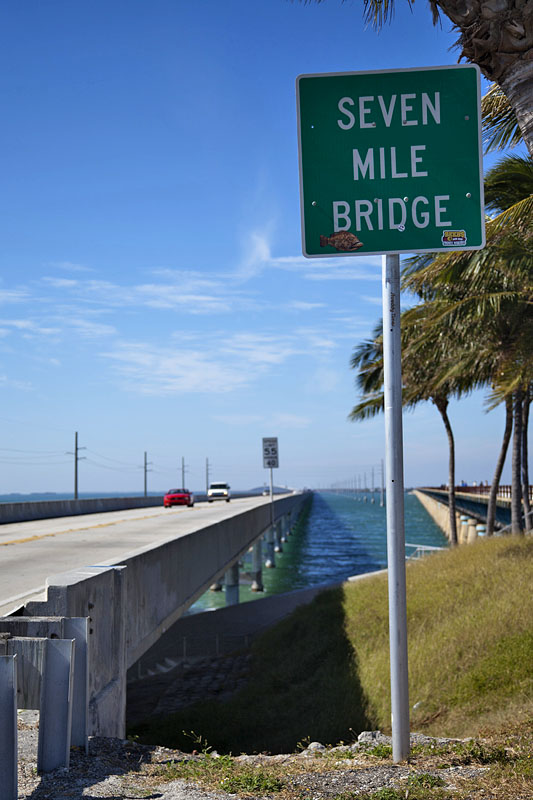 ... die Seven Mile Bridge