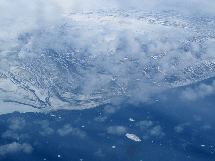 Grönland in Sicht