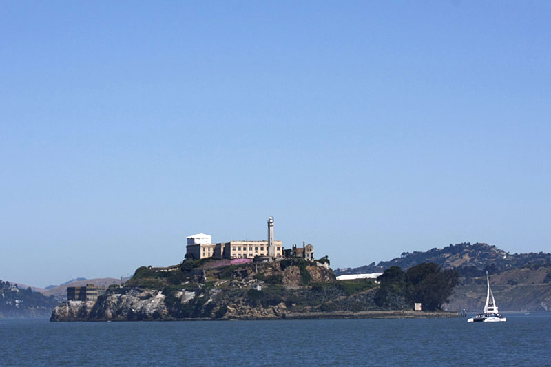 Alcatraz, die Gefängnisinsel in der Bucht von San Francisco