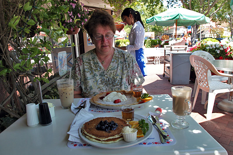 Die Pancakes sind aber amerikanisch süß