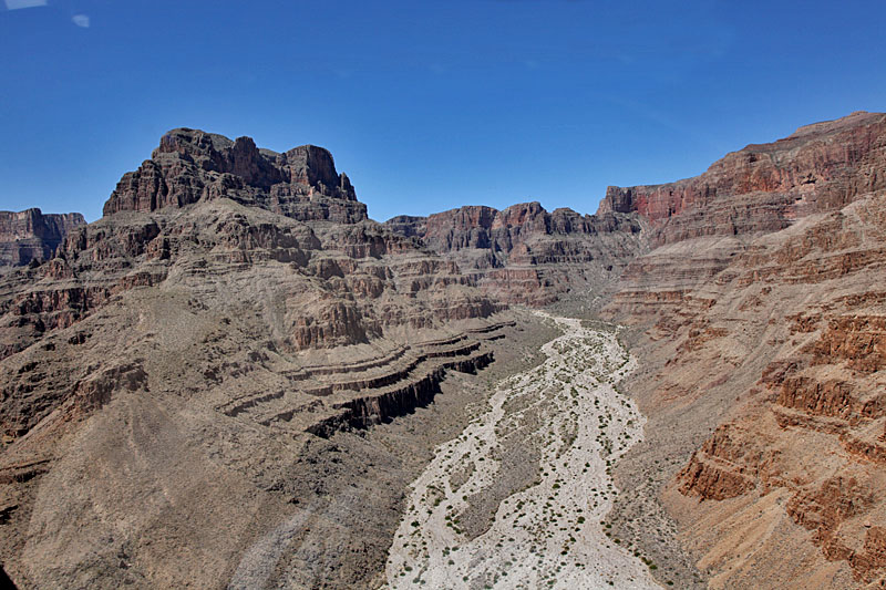 Rückflug durch den Canyon