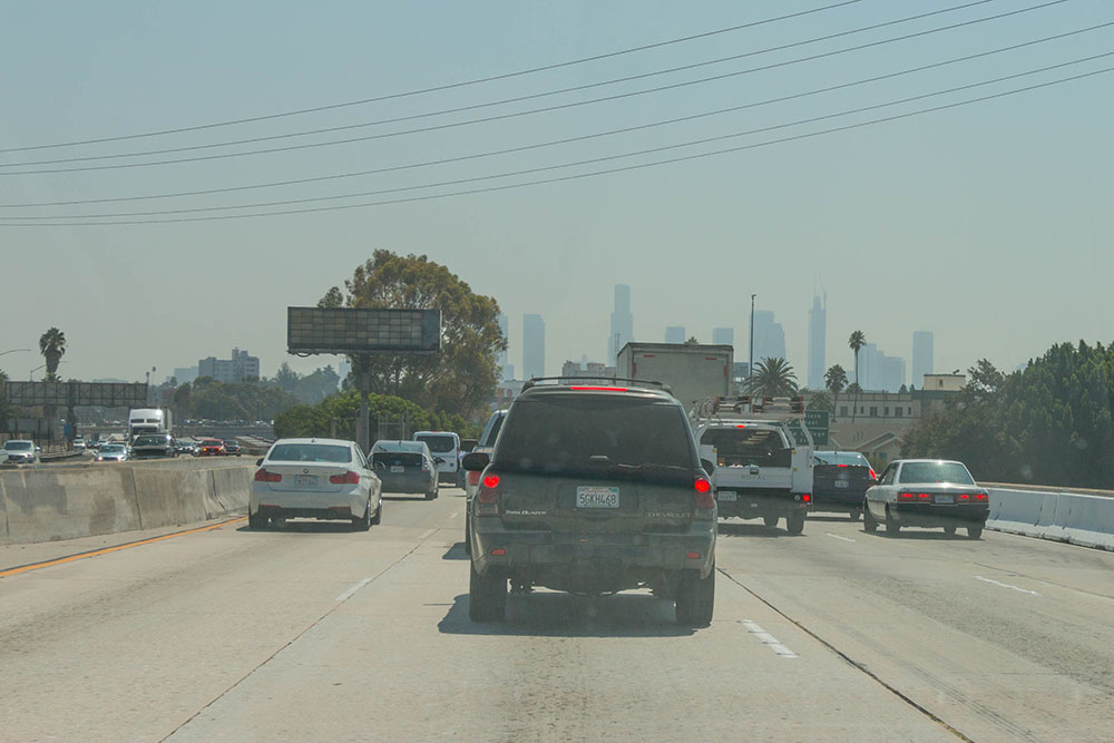 Auf dem (staugeprägten) Weg Richtung San Diego