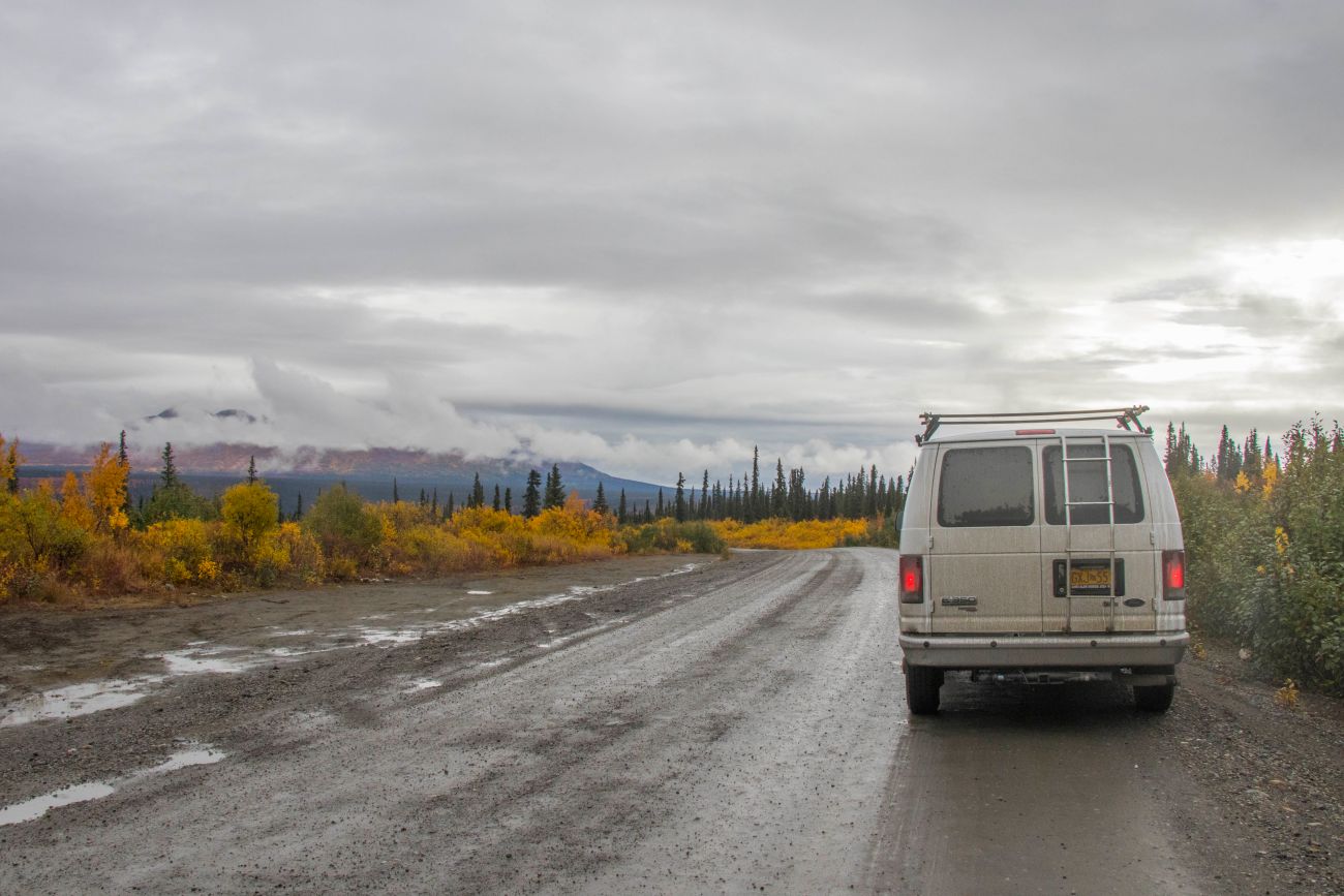 Auf dem Denali Highway fahren wir nach Delta Junction 