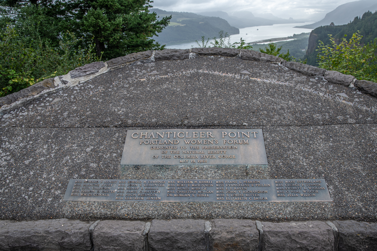 Aussicht vom Chanticleer Point auf den Columbia River