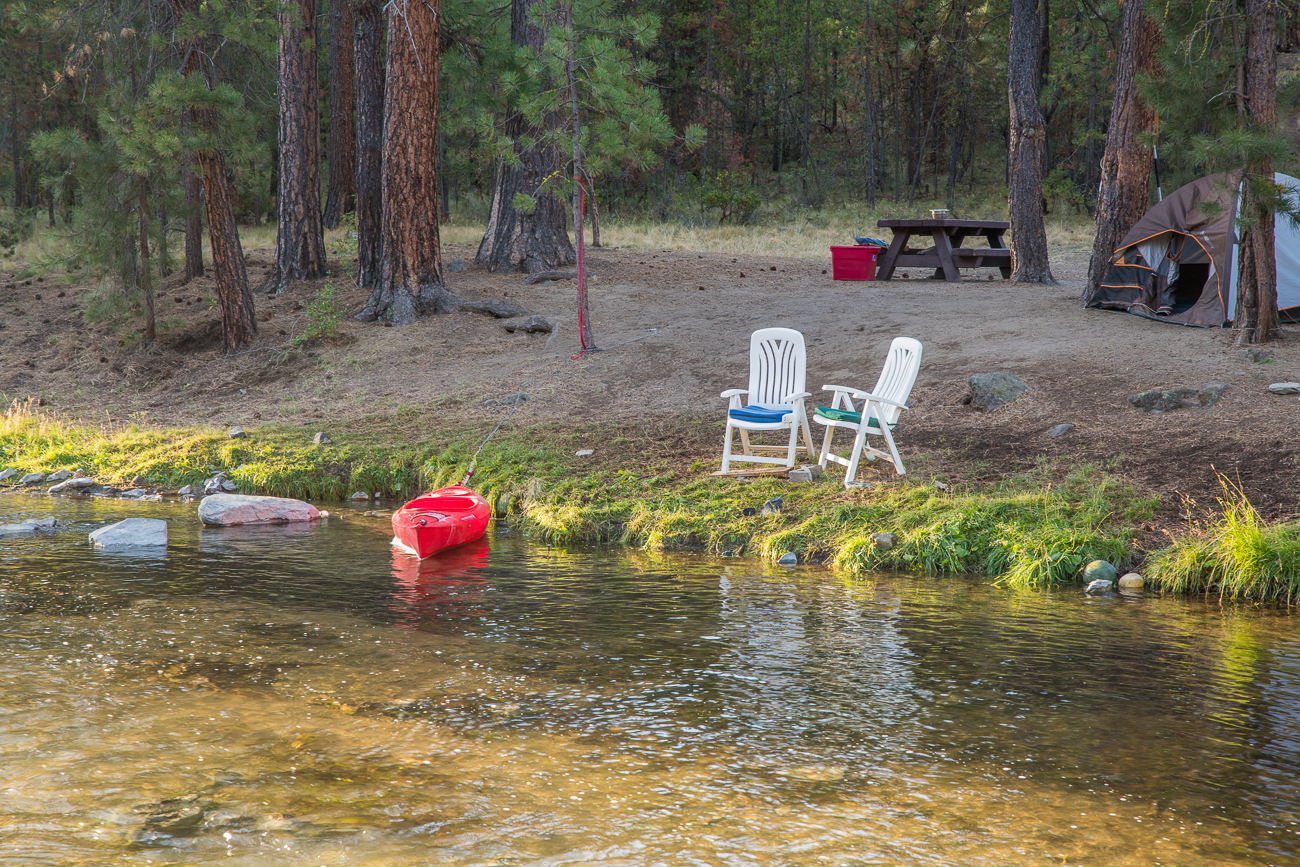 Camping-Idylle beim Nachbarn