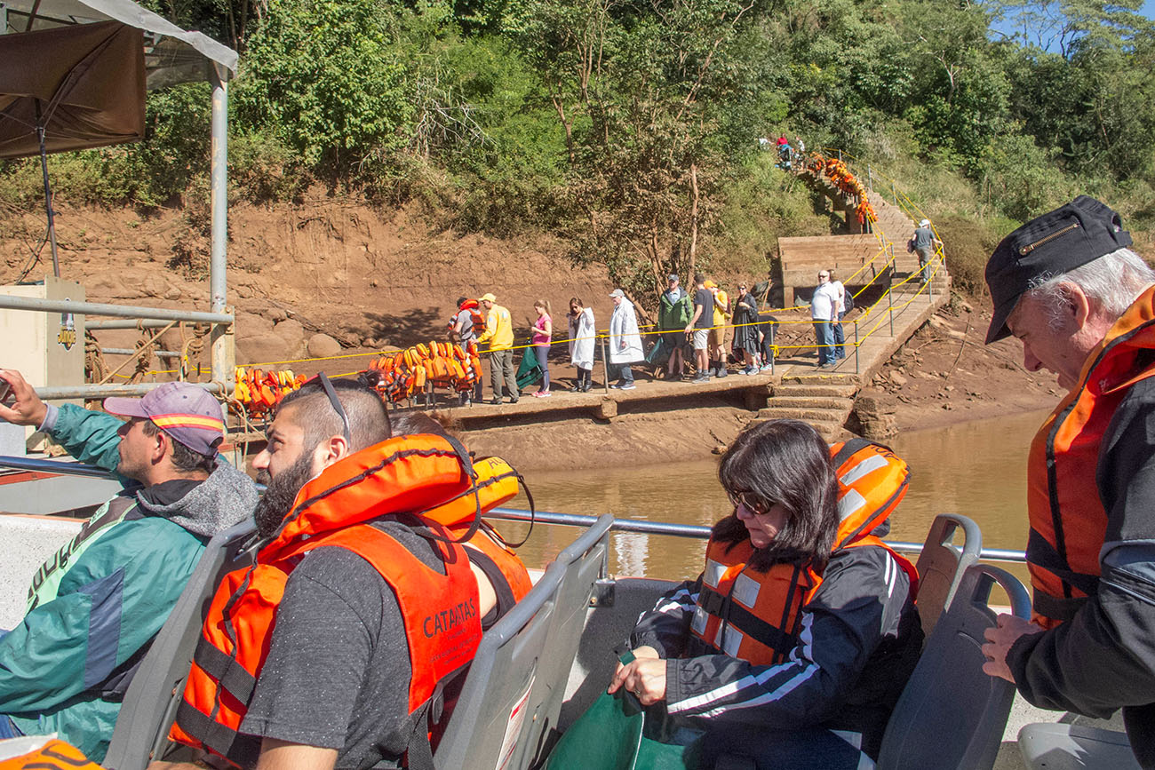 Ab hier geht es mit dem Boot weiter 