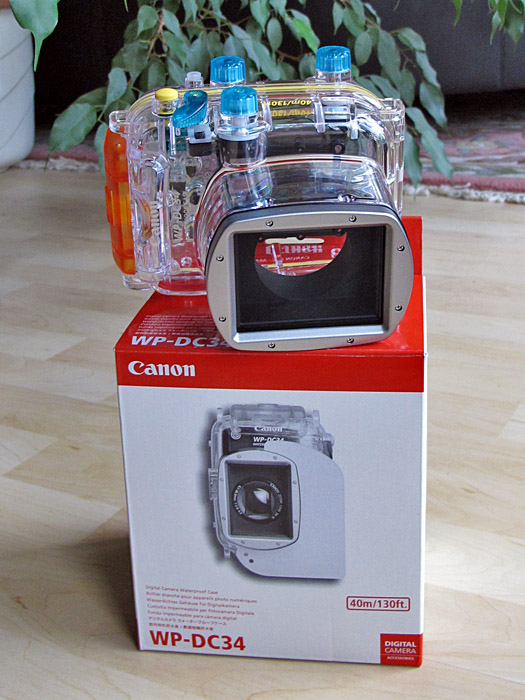 Unterwassergehäuse für die Canon G12