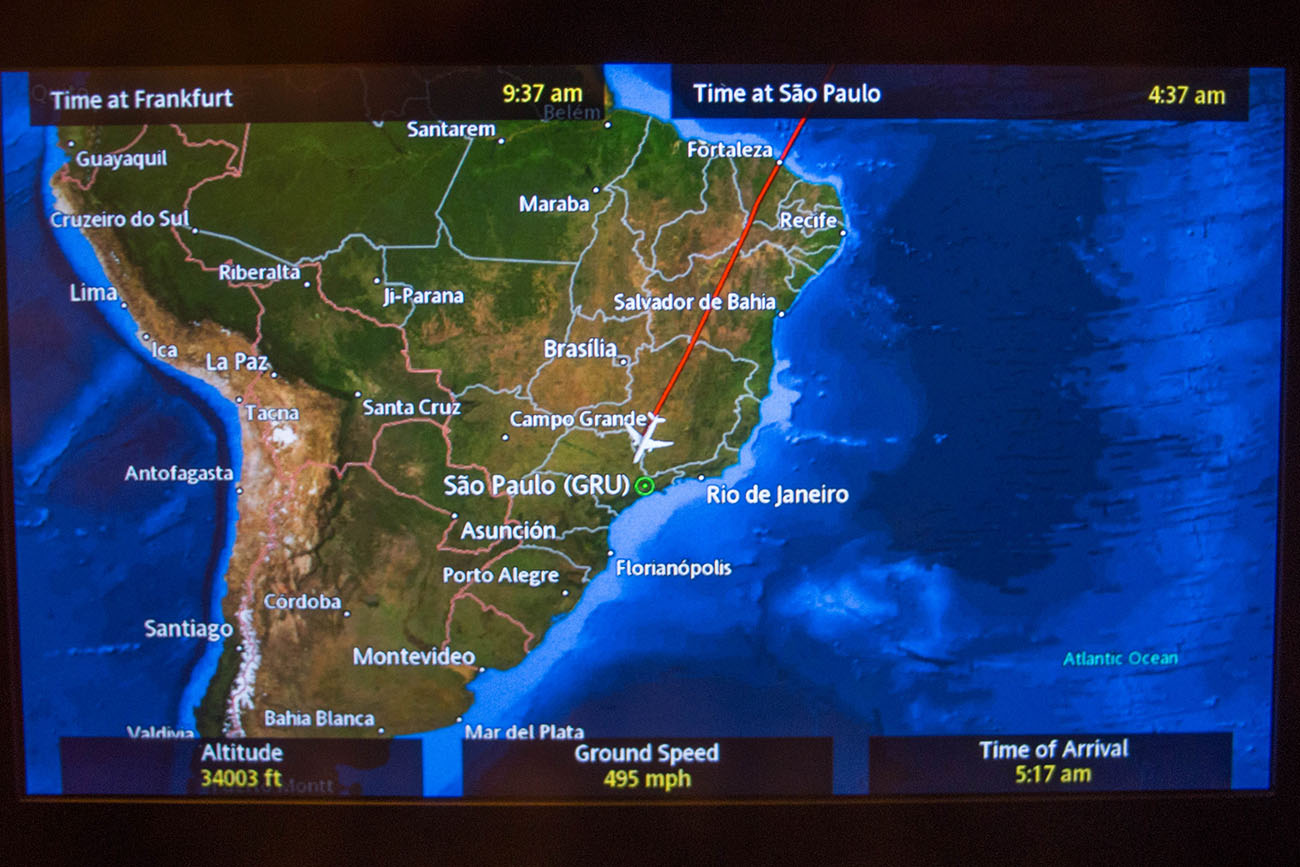Anflug auf Sao Paulo 