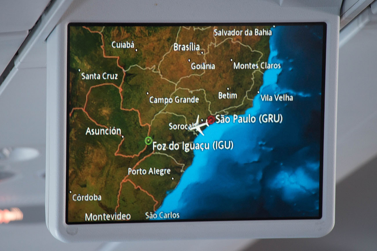Anflug auf Foz do Iguaçu 